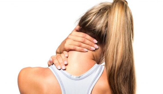 tensión muscular en la osteocondrosis cervical