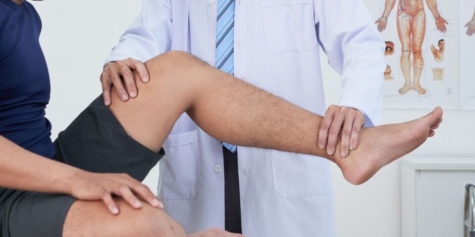 examen médico de la rodilla